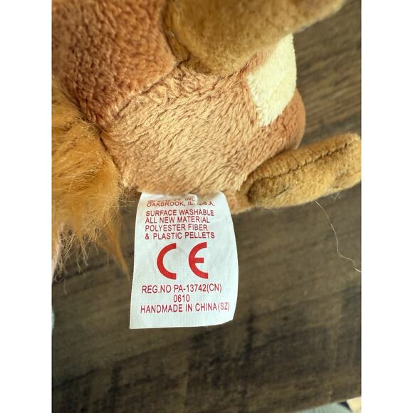 2011 TY Beanie Babies BRITTANY CHIPETTE From ALVIN AND THE CHIPMUNKS - Picture 8 of 8